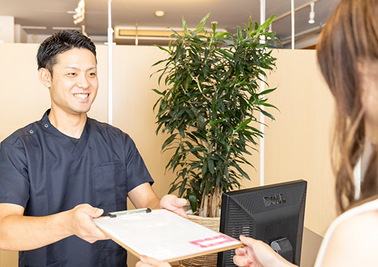 カウンセリング票の記入